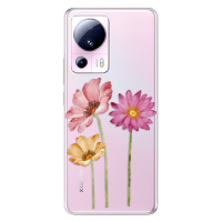 Odolné silikónové puzdro iSaprio - Three Flowers - Xiaomi 13 Lite