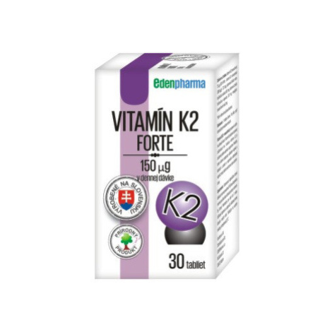 EDENPHARMA Vitamín K2 forte 30 tabliet