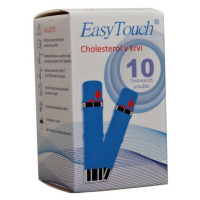 EASYTOUCH Testovacie prúžky na meranie cholesterolu 10 kusov