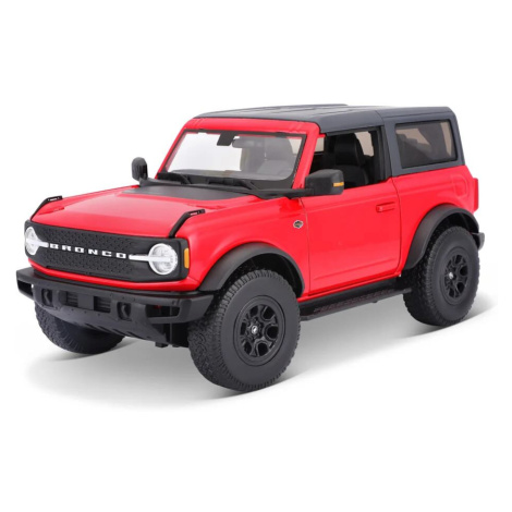 Maisto 2021 Ford Bronco Wildtrak, červená, 1:18