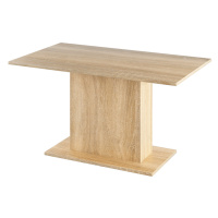 Jedálenský stôl, dub sonoma, 138x79 cm, OLYMPA