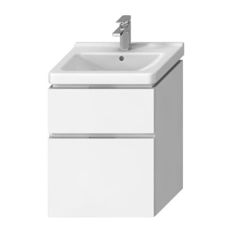 Kúpeľňová skrinka pod umývadlo Jika Cubito 54x39,8x68,3 cm biela H40J4224025001