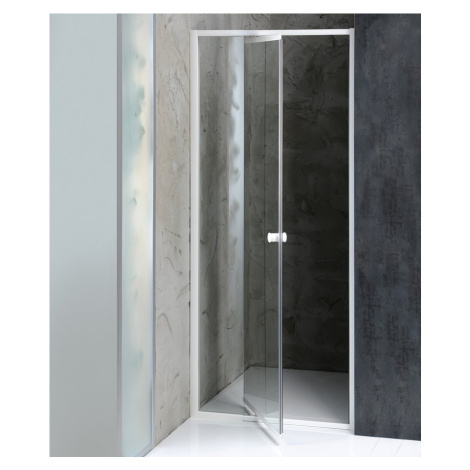 AQUALINE - AMICO sprchové dvere výklopné 820-1000x1850, číre sklo G80