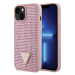 Kryt Guess iPhone 14 Plus 6.7" pink hardcase Rhinestone Triangle (GUHCP14MHDGTPP)