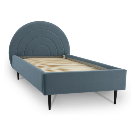 Modrá detská posteľ s úložným priestorom 120x200 cm Rainbow – Scandic