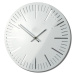 Nástenné akrylové hodiny Trim Flex z112-2-0-x, 30 cm, biele