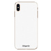 Plastové puzdro iSaprio - 4Pure - bílý - iPhone XS Max