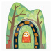 Drevený horský tunel Forest Tunnels Tender Leaf Toys 3 druhy s malou sovou uprostred