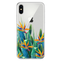 Odolné silikónové puzdro iSaprio - Exotic Flowers - iPhone X