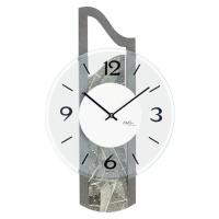Dizajnové nástenné hodiny 9680 AMS 42cm