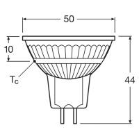 OSRAM LED reflektor GU5.3 sada 3, 6,5 W, 12 V, 2 700 K, 36°