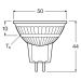 OSRAM LED reflektor GU5.3 sada 3, 6,5 W, 12 V, 2 700 K, 36°