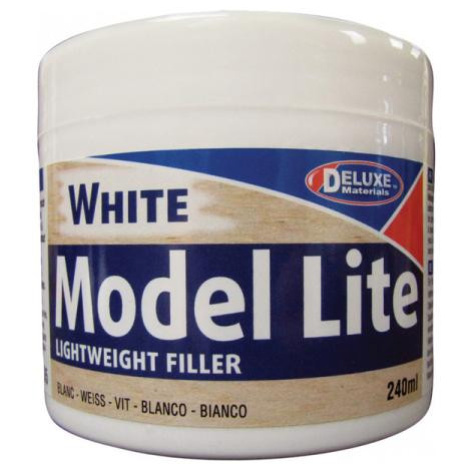 Model Lite White ľahký tmel na drevo bielej farby 240ml