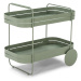 Kovový servírovací stolík na kolieskach 74x42 cm Gin & Trolley – Spinder Design