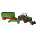 mamido  Traktor s vlečkou na diaľkové ovládanie RC zelený