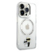 Karl Lagerfeld IML Karl and Choupette NFT MagSafe Zadný Kryt pre iPhone 15 Pro Transparent