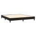 vidaXL Posteľný rám boxspring s matracom čierny 160x200 cm zamat