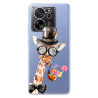 Odolné silikónové puzdro iSaprio - Sir Giraffe - Xiaomi 13T / 13T Pro