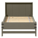 Zelená jednolôžková posteľ 90x200 cm Bobby – WOOOD