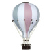 Dadaboom.sk Dekoračný teplovzdušný balón - ružová/šedozelená - S-28cm x 16cm