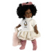 Llorens 53535 ZURI - realistická bábika s mäkkým látkovým telom - 35 cm