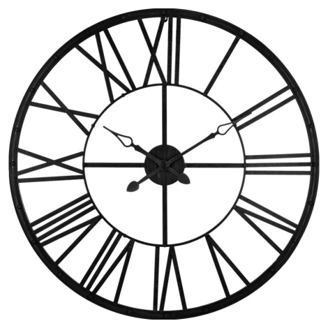 Nástenné hodiny Luke 96 cm čierne DekorStyle