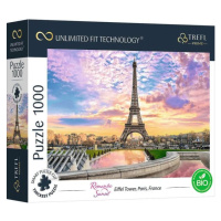 Trefl Prime puzzle 1000 UFT - Romantický západ slnka: Eiffelova veža v Paríži, Francúzsko