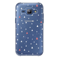 Plastové puzdro iSaprio - Abstract Triangles 02 - white - Samsung Galaxy J1