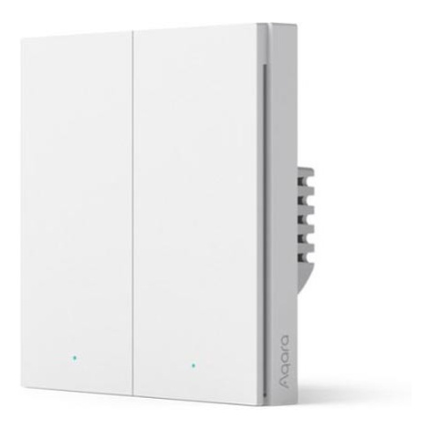 Aqara Smart Home Nastenny dvojvypinac H1 s Pripojenim neutrálneho vodiča WS-EUK04