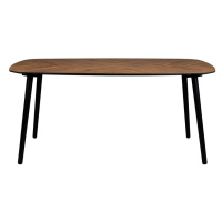 Jedálenský stôl s doskou v dekore orechového dreva 90x165 cm Clover – Dutchbone