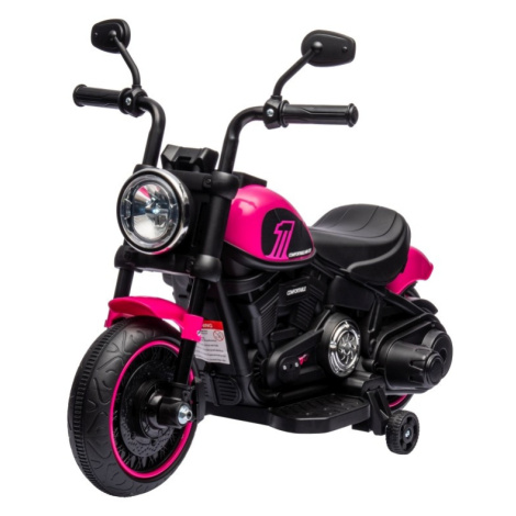 mamido  Detská elektrická motorka Chopper Faster ružová