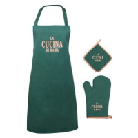 Gusta Súprava zástera s chňapkami Cucina di mama