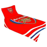 FutbalFans Obliečky Arsenal FC, 135 × 200 cm, 50 × 75 cm, obojstranné