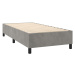 vidaXL Posteľný rám na boxspring bledosivý 80x200 cm, zamat