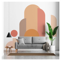 Samolepka na stenu 185x150 cm Abstract Sunset - Ambiance
