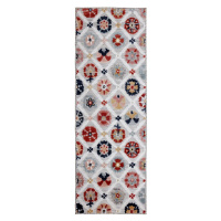 Sivý vonkajší koberec behúň 230x80 cm Flora - Flair Rugs