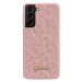 Plastové puzdro Guess na Samsung Galaxy S23+ 5G S916 GUHCS23MHGGSHP Fixed Glitter ružové
