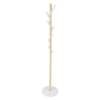 Biely/prírodný bambusový vešiak Finja – Wenko