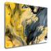 Impresi Obraz Abstraktný žlto sivý - 70 x 50 cm