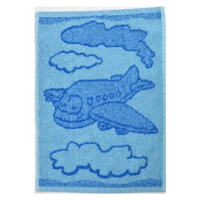 Profod detský uterák Bebé lietadlo modrý 30 × 50 cm