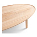 Konferenčný stolík z dubového dreva v prírodnej farbe 80x150 cm Mu - Gazzda