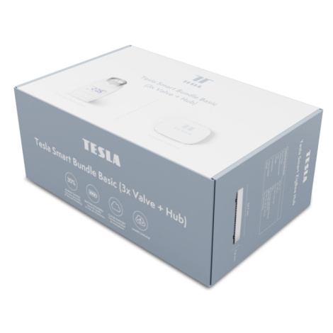 TESLA SMART Bundle Basic 3 x Valve termostatická hlavica + Hub centrálna jednotka pre smart domá