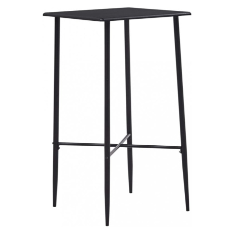 Barový stôl 60x60cm Dekorhome Čierna,Barový stôl 60x60cm Dekorhome Čierna vidaXL