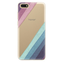 Odolné silikónové puzdro iSaprio - Glitter Stripes 01 - Huawei Honor 7S