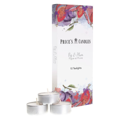 Price´s Price's vonné čajové sviečky Fig & Plum 10ks