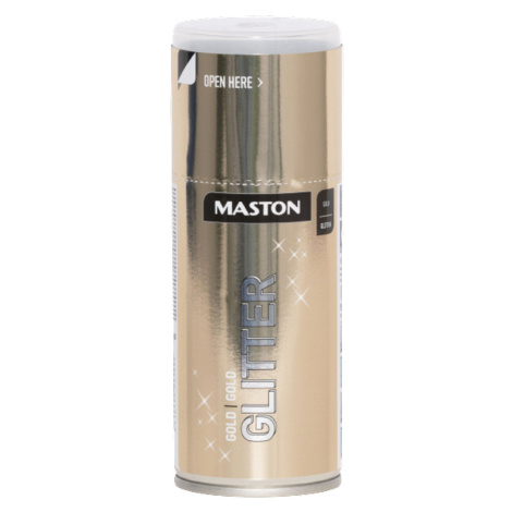 MASTON GLITTER - Glitrovací sprej zlatý 150 ml