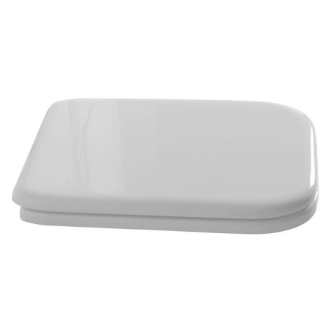 WALDORF WC sedátko Soft Close, polyester, biela / bronz 418601 KERASAN