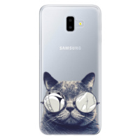 Odolné silikónové puzdro iSaprio - Crazy Cat 01 - Samsung Galaxy J6+