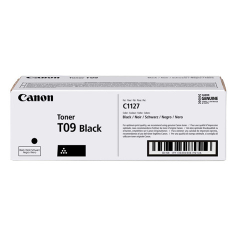 Canon originál toner T09 BK, 3020C006, black, 7600str.