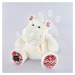 Plyšový hroch Christmas White Hippo Cocooning Histoire d’ Ours biely 40 cm od 0 mes